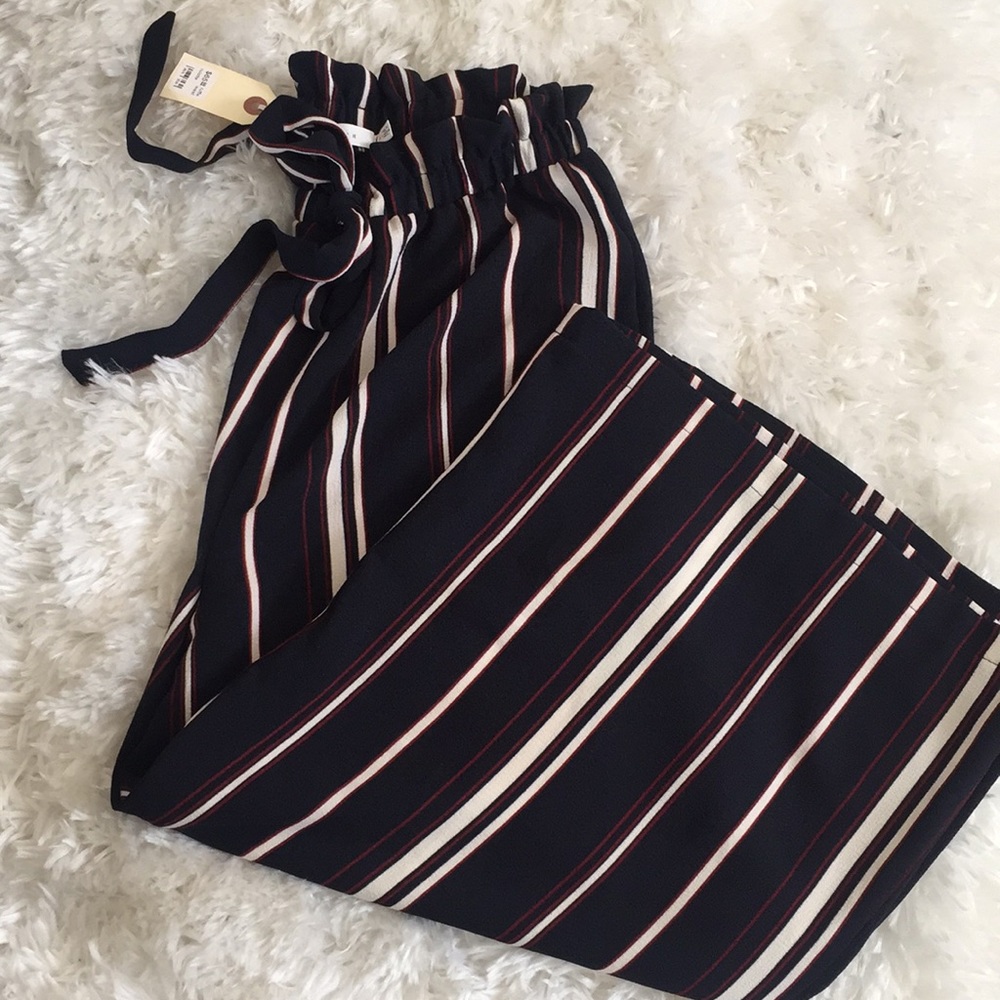 High Waisted Flowy Pants